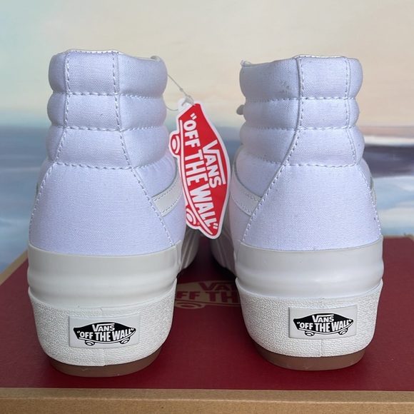 Vans WMNS Sk8-Hi Stacked (Canvas) True White
VN0A4BTWL5R Platforms Sneakers NIB - Picture 13 of 16